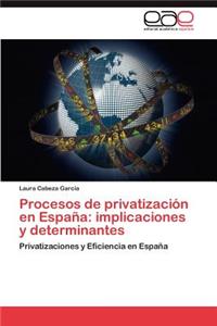 Procesos de privatización en España