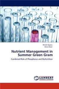 Nutrient Management in Summer Green Gram