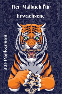 Tier-Malbuch für Erwachsene