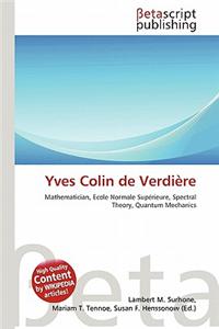 Yves Colin de Verdire