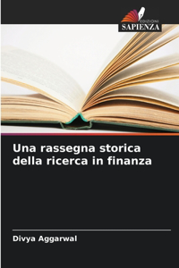 rassegna storica della ricerca in finanza