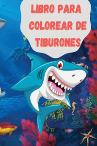 Libro para colorear de tiburones
