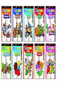 Colouring Books - 2 (Set of 10 Books)