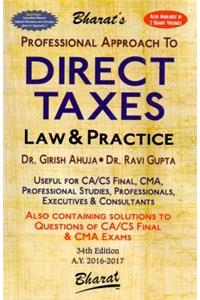 professional approch to direct tax law & practice (thurtin edition 2016)