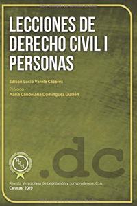 Lecciones de Derecho Civil I Personas