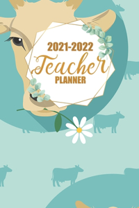 2021-2022 Teacher Planner: Lesson Plan Academic Diary with Hourly Periods