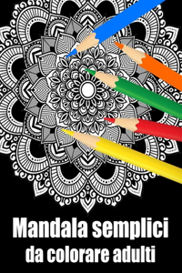 Mandala semplici da colorare adulti