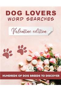 Dog Lovers Word Searches Valentine Edition