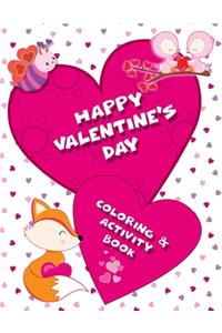 Happy Valentine's Day Coloring & Activity Book