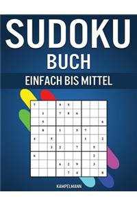 Sudoku Buch Einfach bis Mittel