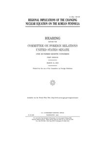 Regional implications of the changing nuclear equation on the Korean Peninsula