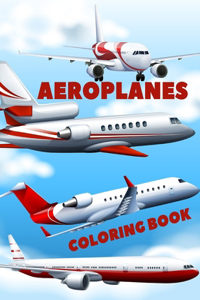 Aeroplanes Coloring Book
