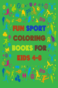 fun sport coloring books for kids 4-8