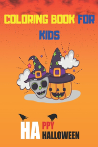 Happy Halloween Coloring Book For Kids