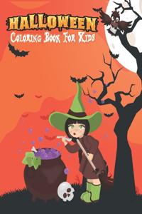 Halloween Coloring Book For Kids
