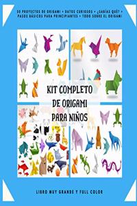Kit Completo de Origami para Niños