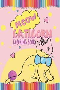 Meow Caticorn Coloring book
