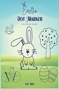 Easter Dot Marker Coloring Book For Kids
