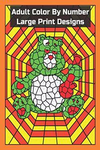 Adults Color By Number Large Print Designs