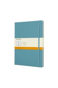 Moleskine Reef Blue Notebook Extra Large Ruled Hard