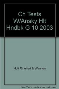 Ch Tests W/Ansky Hlt Hndbk G 10 2003