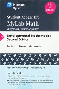Mylab Math with Pearson Etext -- 24 Month Standalone Access Card -- Developmental Mathematics