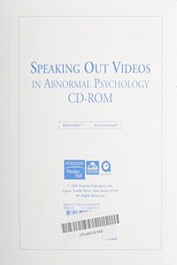 Speaking out CD ROM-standalone for Abnormal Psychology in a Changing World