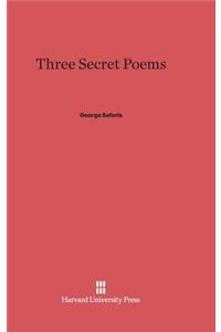 Three Secret Poems