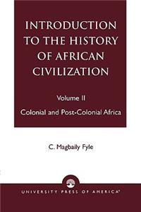 Introduction to the History of African Civilization