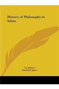 History of Philosophy in Islam