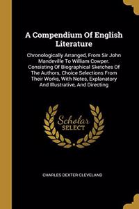 A Compendium Of English Literature