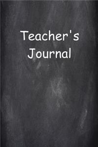 Teacher's Journal Lined Journal Pages
