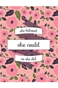 She Believed She Could So She Did