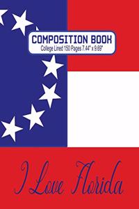 Composition Book - I Love Florida