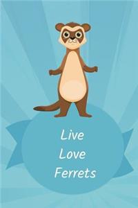 Thick Journal - Back To School Stationery Supplies - Ferret toys and accessories, ferret gifts