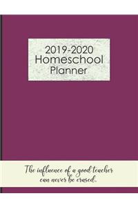 2019-2020 Homeschool Planner
