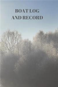 Boat Log and Record