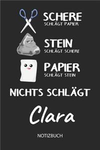 Nichts schlägt - Clara - Notizbuch