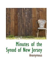 Minutes of the Synod of New Jersey