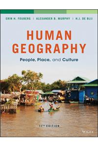 Human Geography: People, Place, and Culture, 11E + Wileyplus Learning Space Registration Card