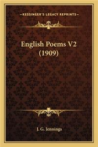 English Poems V2 (1909)