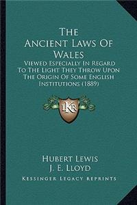 Ancient Laws Of Wales