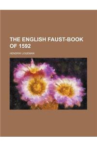 The English Faust-Book of 1592