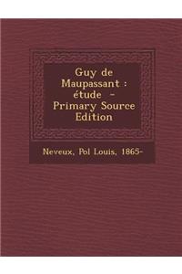 Guy de Maupassant