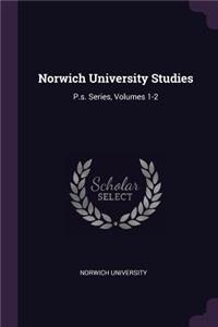 Norwich University Studies