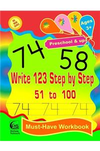 Write 123 Step by Step - 51 to 100 ( Big Book Series )