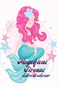 Magníficas Sirenas Libro de colorear