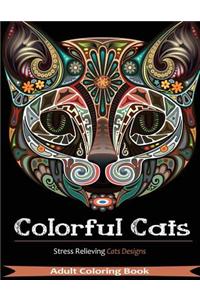 Colorful Cats: 30 Best Stress Relieving Cats Designs