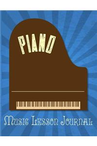Piano Music Lesson Journal