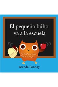 pequeño búho va a la escuela
